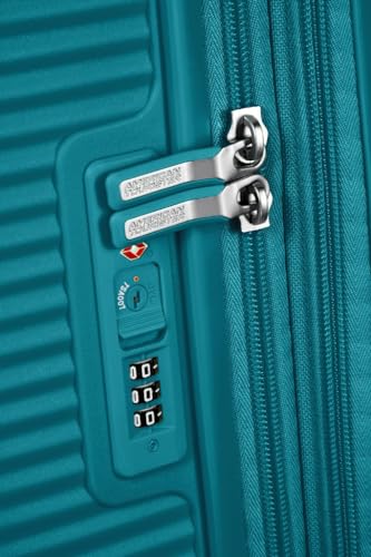 American Tourister Soundbox - Spinner Hand Luggage, 55 cm, Jade Green