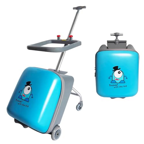 ELDA Kids Ride On Suitcase with TSA Lock