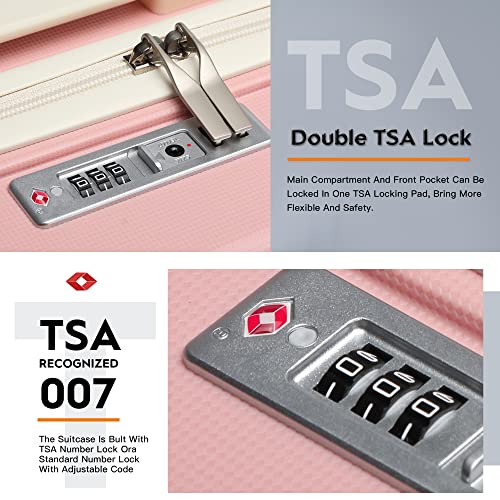 Joyway 20" Carry-On Suitcases with TSA Lock