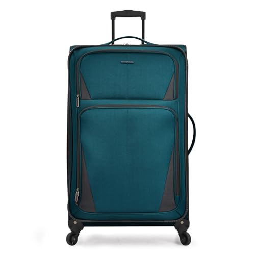 U.S. Traveler Aviron Bay Luggage, Teal, 30-Inch