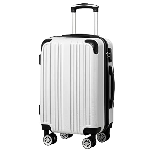 Coolife Expandable Suitcase PC+ABS Spinner (28")