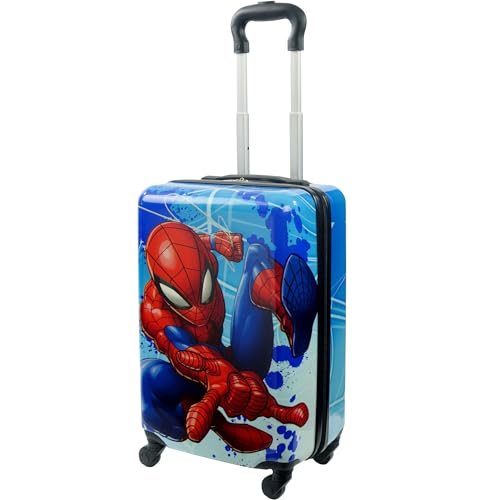 Spider-Man Kids 21" Rolling Luggage, Hardshell Carry On