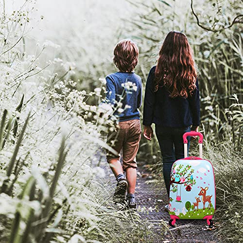 Kid Luggage Set: 12” Backpack & 16” Spinner Suitcase