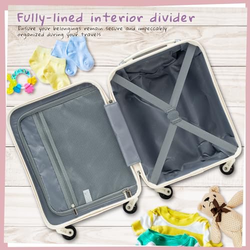 Kid's 5-Piece Suitcase Set with Hardside Spinner