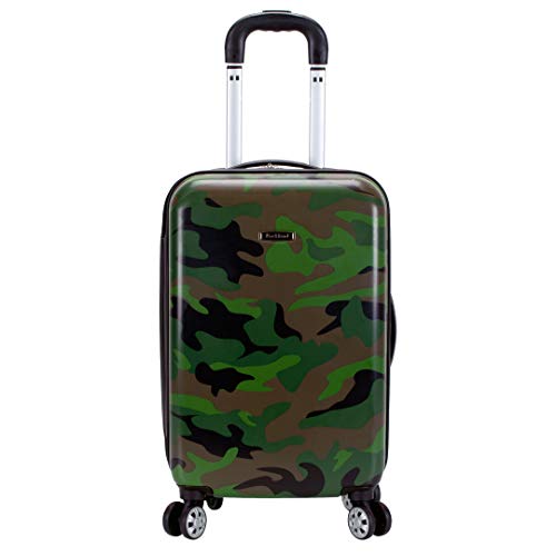 Rockland Camouflage Hardside Spinner Carry-On - 20-Inch
