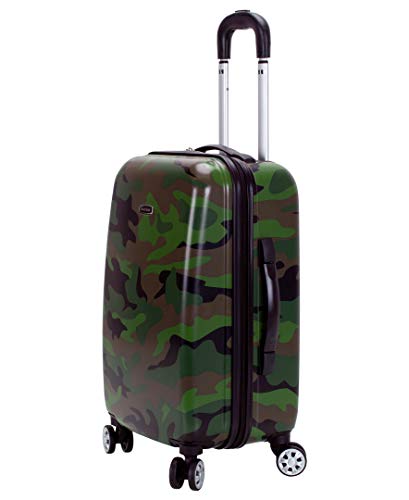 Rockland Camouflage Hardside Spinner Carry-On - 20-Inch