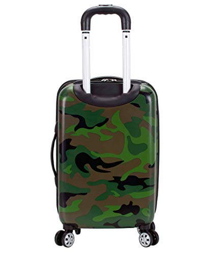 Rockland Camouflage Hardside Spinner Carry-On - 20-Inch
