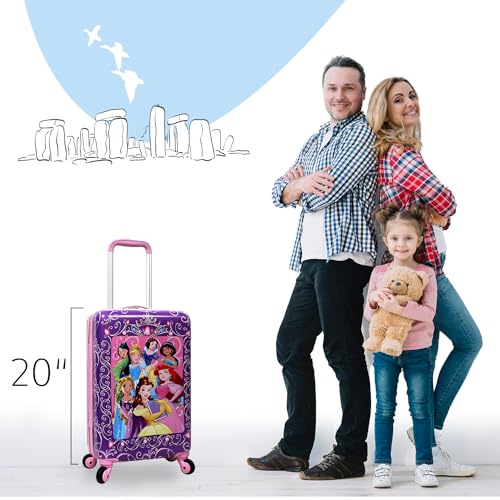 Disney Princess 20" Hard-Sided Rolling Carry-On Suitcase