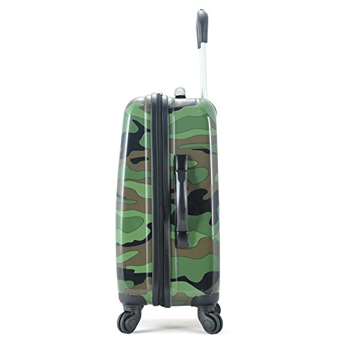 Rockland Camouflage Hardside Spinner Carry-On - 20-Inch