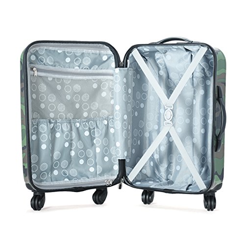 Rockland Camouflage Hardside Spinner Carry-On - 20-Inch