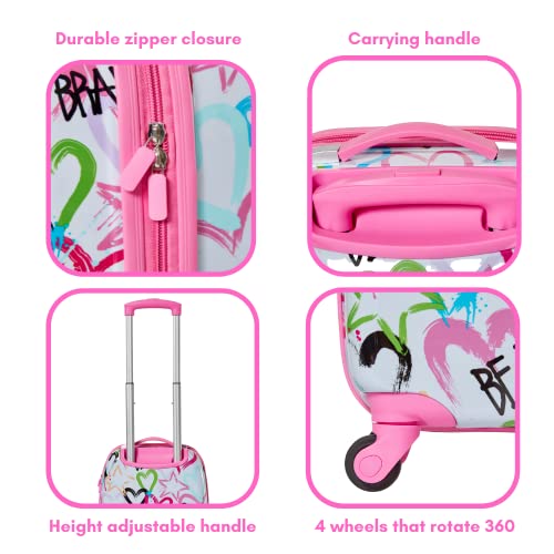 RALME Girls’ Suitcase Set with Backpack and Accessories