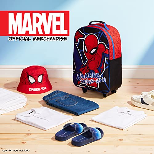 Marvel Boys Spiderman Suitcase with Wheels - Multicolor