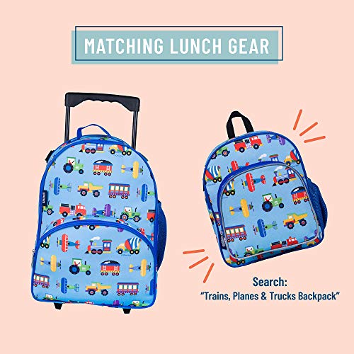 Wildkin Kids Rolling Luggage, Perfect Size for School