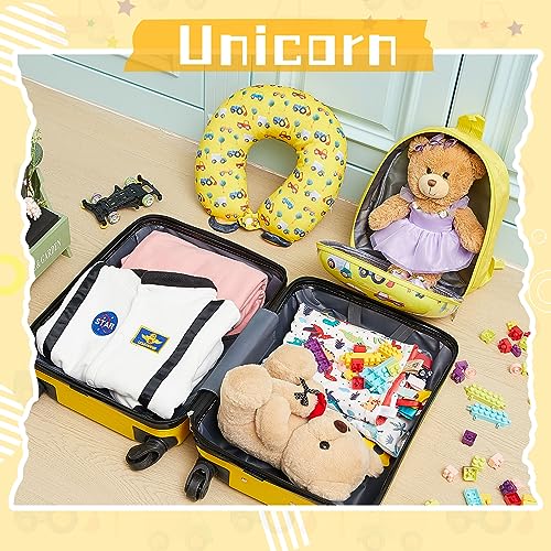 Sanwuta 4-Piece Car Kids Luggage Set