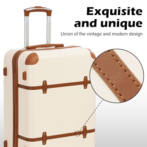 Coolife 3 Piece Hardside Luggage Set