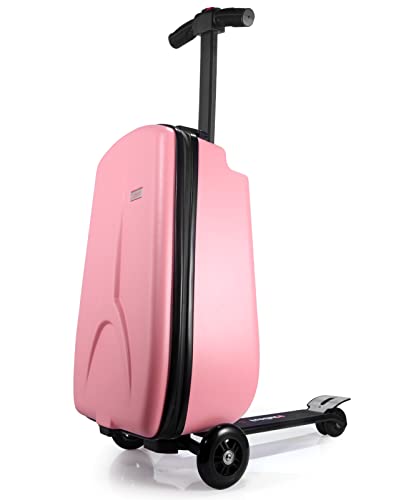 iubest Kids Scooter Suitcase Combo, Pink