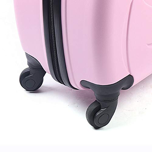 CNCEST Kid's Ride-on Travel Suitcase, Pink, Password Lock