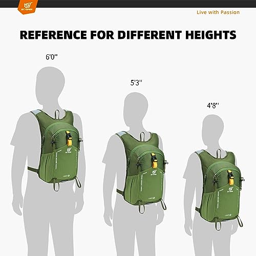 SKYSPER 15L Hiking Daypack - Lightweight Water Resistant