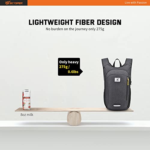 SKYSPER 10L Daypack: Lightweight Hiking Backpack for Travel