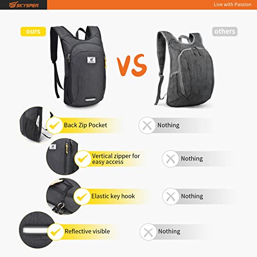 SKYSPER 10L Daypack: Lightweight Hiking Backpack for Travel