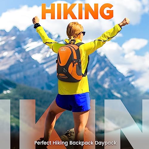 sunhiker Water Resistant Hiking Backpack - Lightweight Daypack