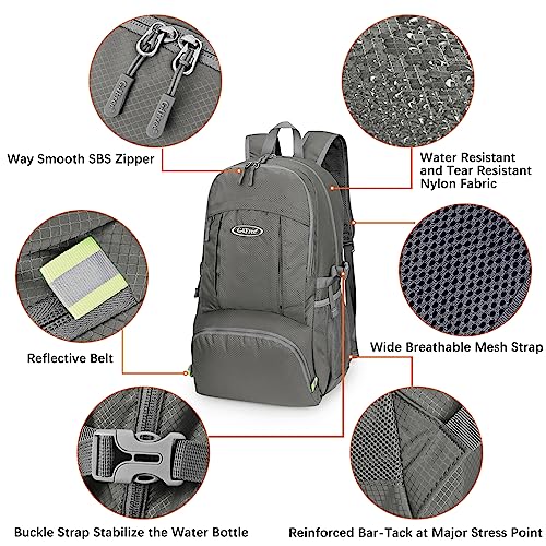 G4Free Waterproof Hiking Backpack for Travel, 40L