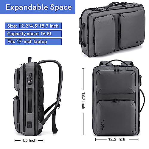VGOAL 3 in 1 Laptop Backpack - 17.3 Inch