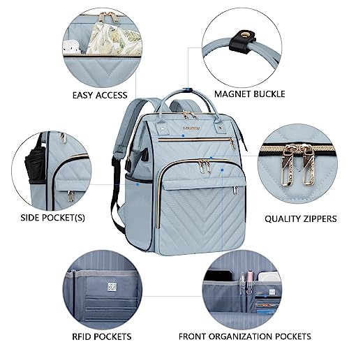 VANKEAN Waterproof Laptop Backpack with USB Port & RFID