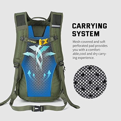 SKYSPER 20L Lightweight Hiking Backpack - Green