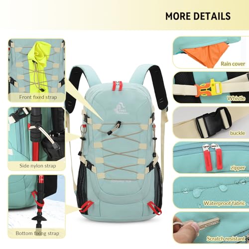 Waterproof Hiking Backpack for Outdoor Adventures - Milk Green