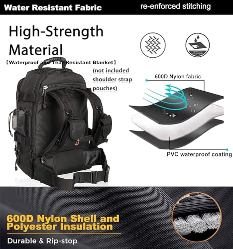 40-64L Tactical Backpack - Hiking, Gym, Camping