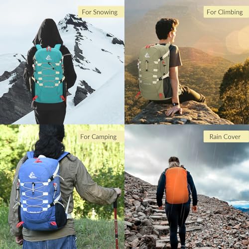 Waterproof Hiking Backpack for Outdoor Adventures - Milk Green