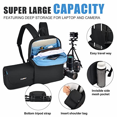 Waterproof Camera Backpack for DSLR Mirrorless SLR Cameras