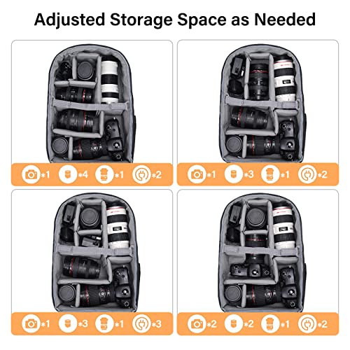 MOSISO Tactical Camera Backpack for Canon/Nikon/Sony (8 words)