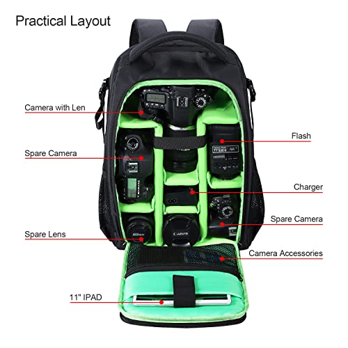 Camera Backpack for Photographer Nikon Canon Sony Camera