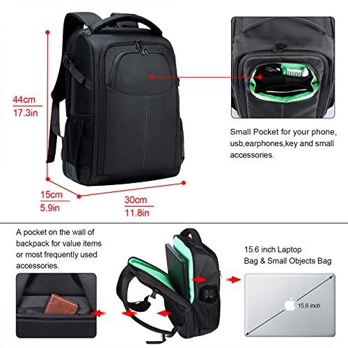 Camera Backpack for Photographer Nikon Canon Sony Camera