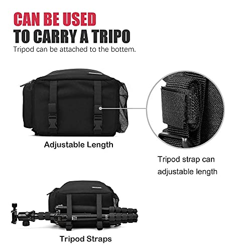 Camera Sling Bag for DSLR/SLR/Mirrorless - Tripod Compatible