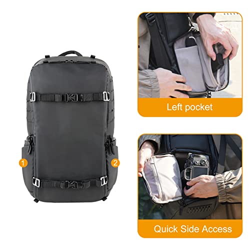 Besnfoto Waterproof Camera Backpack with Laptop Compartment