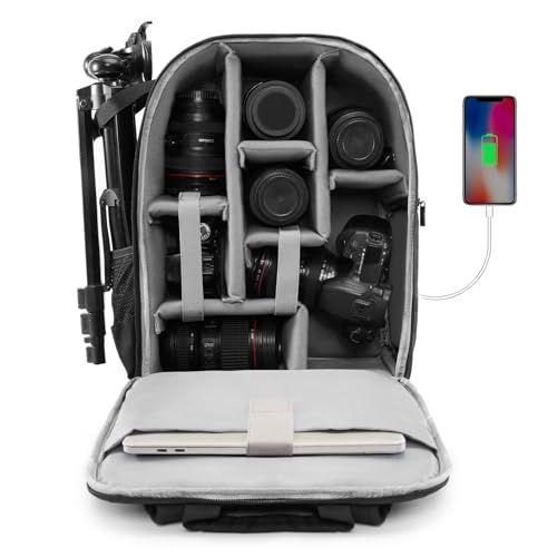 CADeN Waterproof Camera Backpack Bag for DSLR/SLR Mirrorless Camera