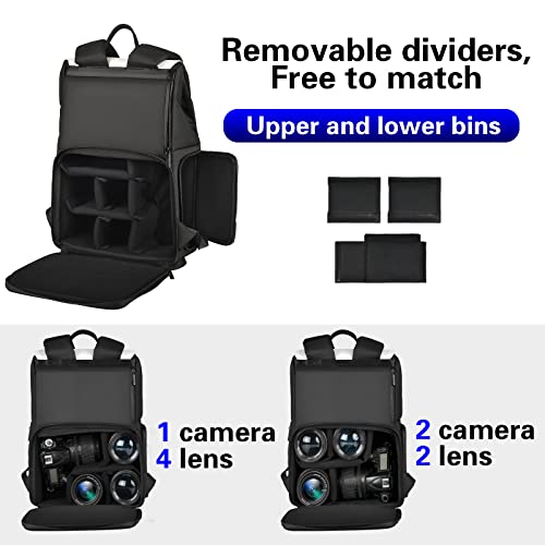 Multi-functional Camera Backpack with Tripod Holder