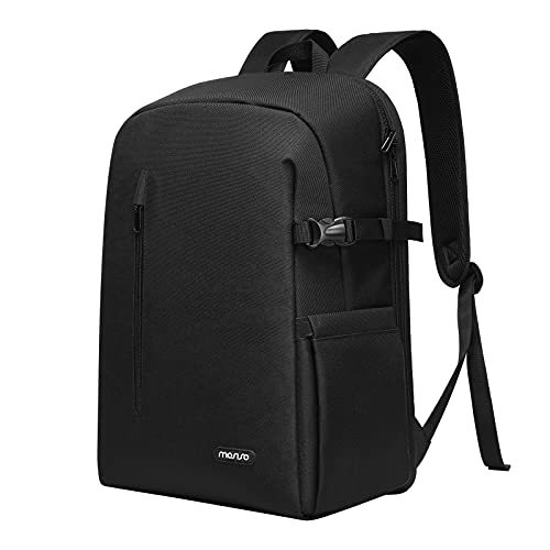 MOSISO Camera Backpack with Tripod Holder, Black