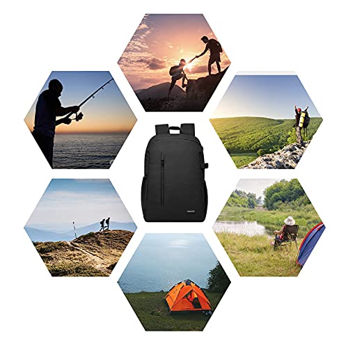 MOSISO Camera Backpack with Tripod Holder, Black