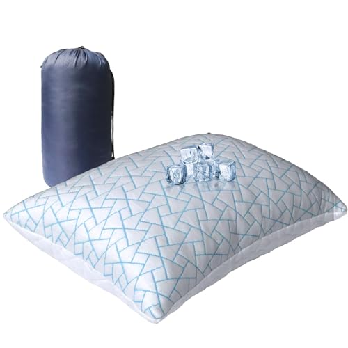 Tuphen Memory Foam Travel Pillow - Cooling & Compact