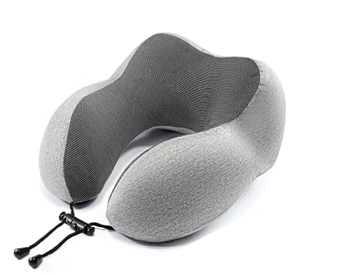 Homeify Airplane Neck Pillow - Pure Memory Foam, Comfortable