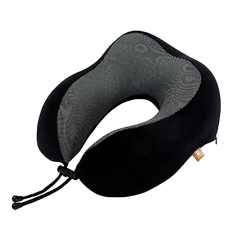 Makimoo Memory Foam Travel Pillow - 360 Degree Support