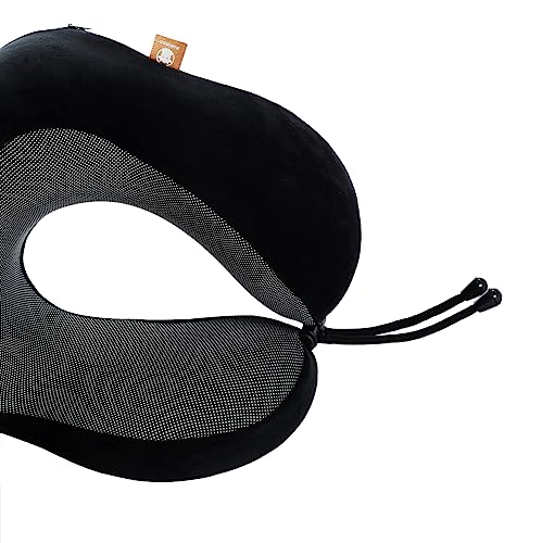 Makimoo Memory Foam Travel Pillow - 360 Degree Support