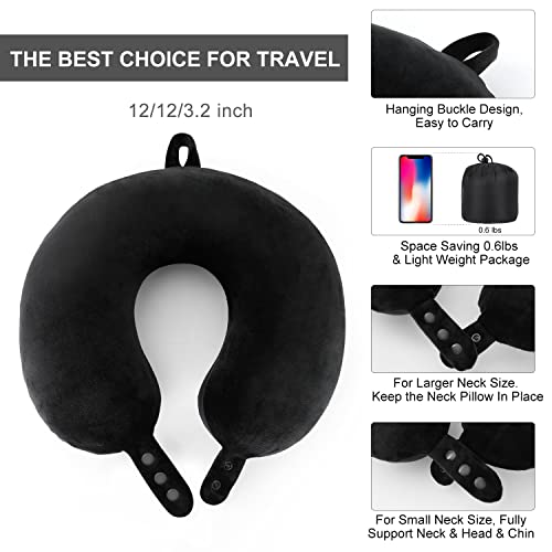 Memory Foam Travel Neck Pillow
