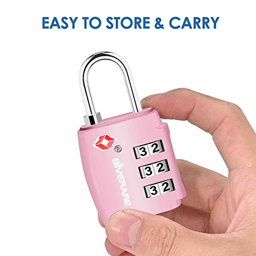 TSA Approved Travel Luggage Locks, 2-Pack, Keyless