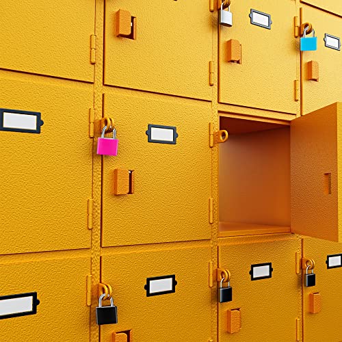 Multicolor Mini Keyed Padlock Set for Suitcase and Bag