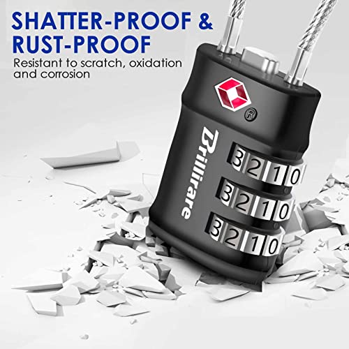 TSA Approved Luggage Locks - 2 Pack